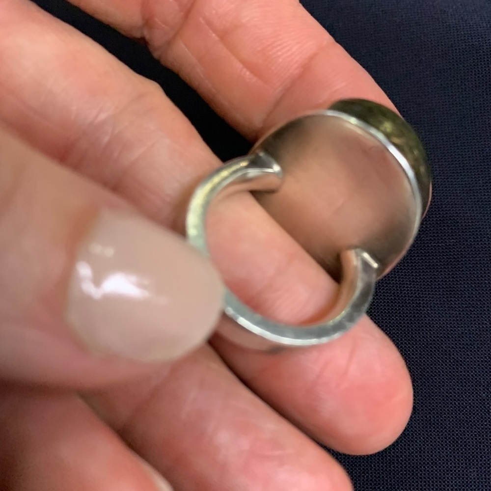 Jamie Joseph Green Druzy with Diamond - Picture 7 of 8